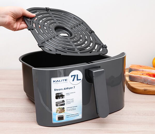 Alternative view of KALITE STEAM Airfryer 7L l oil-free fryer and steamer Avalible In Pakistan