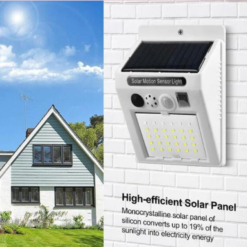 Alternative view of Solar Sound And Light Alarm Lamp FA-BK-666