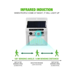Solar Sound And Light Alarm Lamp FA-BK-666