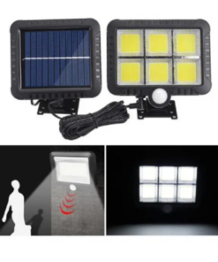 Solar Motion Sensor Light Outdoor, 320 Bright COB 120 LED, 16.4Ft Cable, 3 Worki