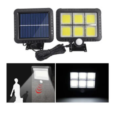 Solar Motion Sensor Light Outdoor, 320 Bright COB 120 LED, 16.4Ft Cable, 3 Worki