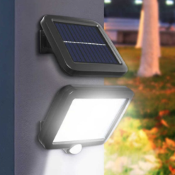 Alternative view of Solar Motion Sensor Light Outdoor, 320 Bright COB 120 LED, 16.4Ft Cable, 3 Worki