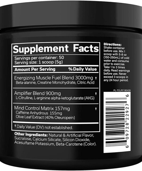 THE CURSE PRE WORKOUT 50 SERVINGS ORIGNAL - Image 4