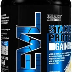 Evlution Nutrition Stacked Protein Powder, Chocolate Peanut Butter Evlution Nutrition Stacked Protein Gainer 7 LB Protein Powder with 50 Grams of Protein, 12 Grams of BCAAs and 10 Grams of Glutamine, Vanilla Ice Cream - Image 7