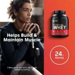 Optimum Nutrition Gold Standard 100% Whey Protein Powder, Double Rich Chocolate, 5 Pound (Packaging May Vary) - Image 7