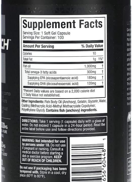 PLATINUM 100% OMEGA FISH OIL - Image 3