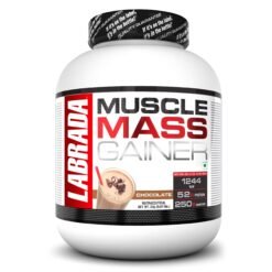 Alternative view of Labrada Muscle Mass Gainer Powder 6.6 lbs ( 3 kg) (Chocolate) - Gain Weight, Post-Workout, 52g Protein, 250g Carbs,1g Creatine, 500mg L-Carnitine, 9 Servings