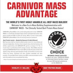 MuscleMeds Carnivore Mass Gainer 2LB - Image 3