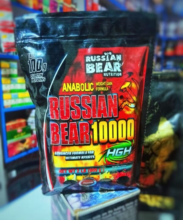 Russian Bear 1kg Mass gainer | Chocolate Flavor - Best Price in Pakistan | GreyMart