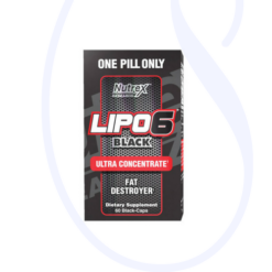 NUTREX LIPO 6 BLACK -Fat Burner 60 Capsule