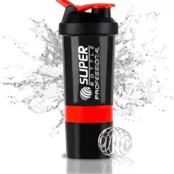 Three Layers Protein Powder Spider Shaker Exercise Bottle 500ml