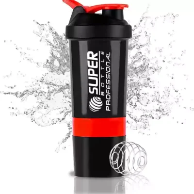 Three Layers Protein Powder Spider Shaker Exercise Bottle 500ml