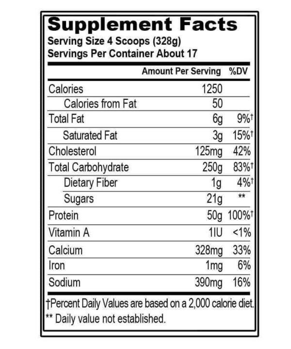 Evolution Nutrition Stacked Protein GAINER 12LB - Image 2