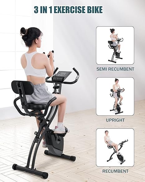 Folding Exercise Bike | 3-in-1 X-Bike | Exercise Bike | Foldable Stationary Bike - Image 4