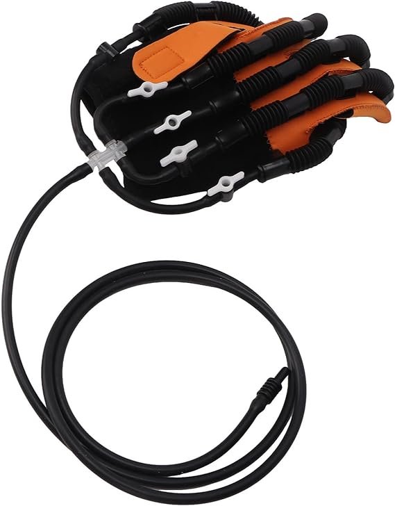 Pair Rehabilation Robot Gloves, Hand Dysfunction Patient Training Device Rehabilitation Robot Gloves Hand Rehabilitation Device Help Patient with Hand Dysfunction to Independently Carry Out Rehabilitation Training to Long-Term Relief Finger Cramps Left Hand, In Pakistan best Price - Image 10
