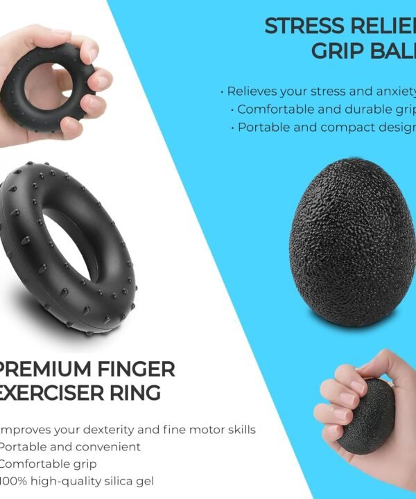 Grip Strength Trainer Kit with Counter (5 Pack) - Image 5