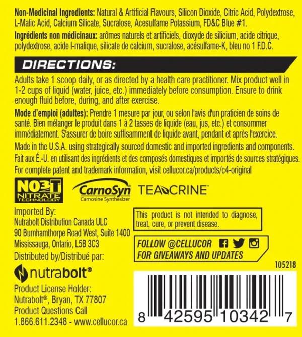 Cellucor C4 Original Pre Workout Powder Energy | 75Servings - Image 3