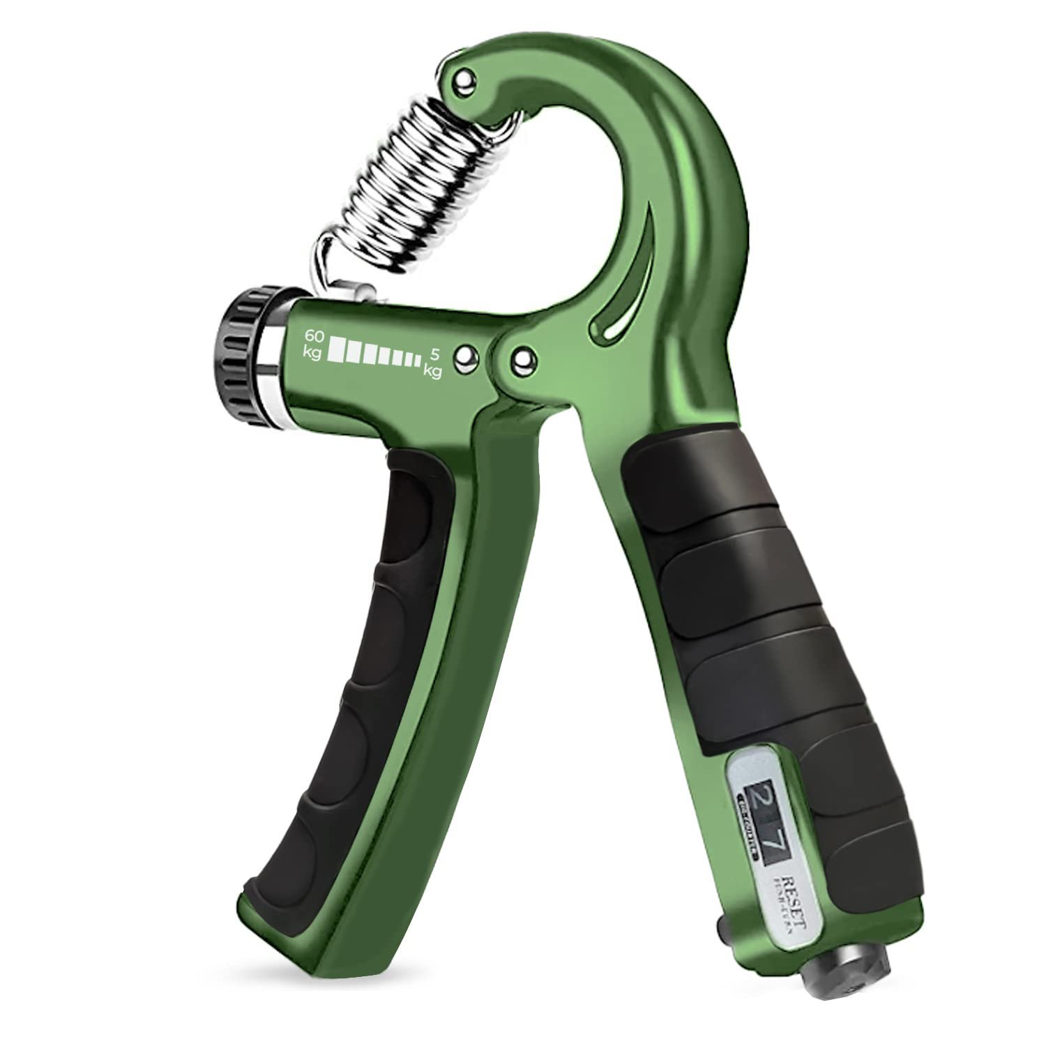 Adjustable Hand Grip Strengthener – Finger Resistance Band, Forearm & Wrist Trainer, 5.9-9.53 KG, Silicone