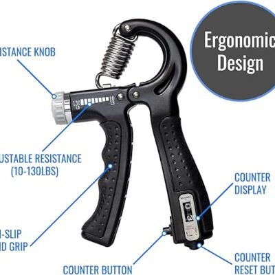 Histro Automatic Counting Hand Gripper Adjustable - Best Price in Pakistan | GreyMart