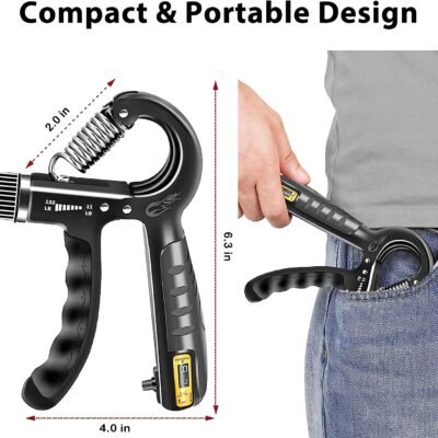 Histro Automatic Counting Hand Gripper Adjustable - Best Price in Pakistan | GreyMart