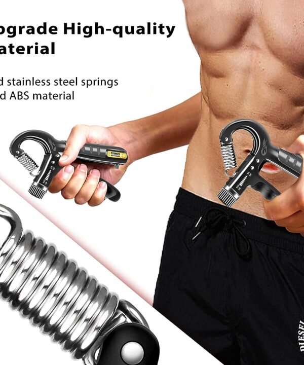 Histro Automatic Counting Hand Gripper Adjustable Resistance Automatic Counting Non-Slip Hand Grip Strength - Image 6