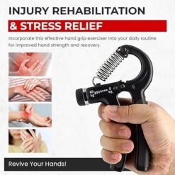 Histro Automatic Counting Hand Gripper Adjustable Resistance Automatic Counting Non-Slip Hand Grip Strength - Image 14