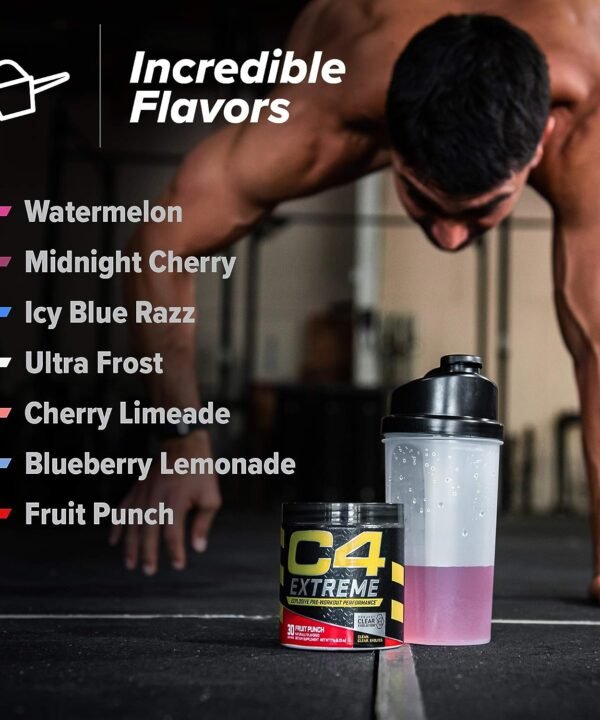 C4 Extreme Pre Workout Powder | 30 Servings Cellucor - Best Price in Pakistan | GreyMart