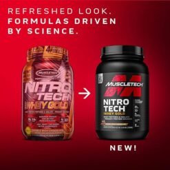 MUSCLETECH NITROTECH 100%WHEY GOLD 2LB - Image 2