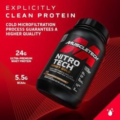 MUSCLETECH NITROTECH 100%WHEY GOLD 2LB - Image 5