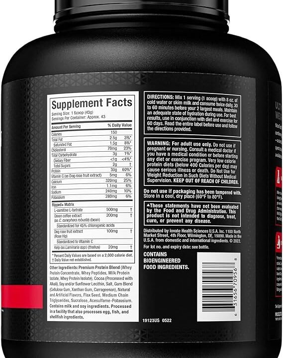 MuscleTech Nitro-Tech Ripped | Weight Loss | 4lbs - Best Price in Pakistan | GreyMart