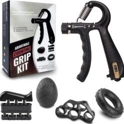 Grip Strength Trainer Kit with Counter (5 Pack)