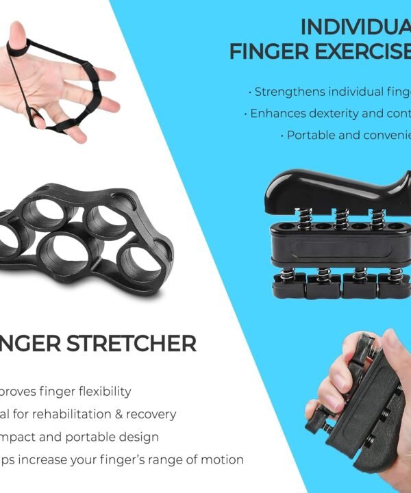 Grip Strength Trainer Kit with Counter (5 Pack) - Image 4