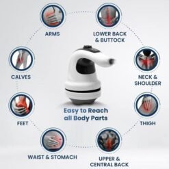 Blueidea Electric Handheld Pain Relief Relax and Spin Tone Full Body Massager - Image 5