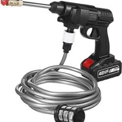 2 battery 48V 25000mAh 30Bar Cordless High Pressure Car Washer with Nozzles Water Gun Set Garden - Image 6