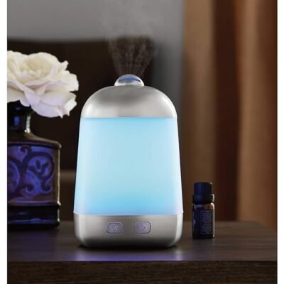 Mainstays Cool Mist Ultrasonic Aroma Diffuser | Air Humidifier