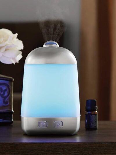 Mainstays Cool Mist Ultrasonic Aroma Diffuser | Air Humidifier