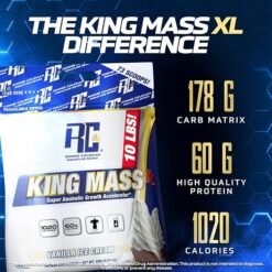 Ronnie Coleman Signature Series King Mass XL Mass Gainer | 10lbs | 78 Servings - Image 3