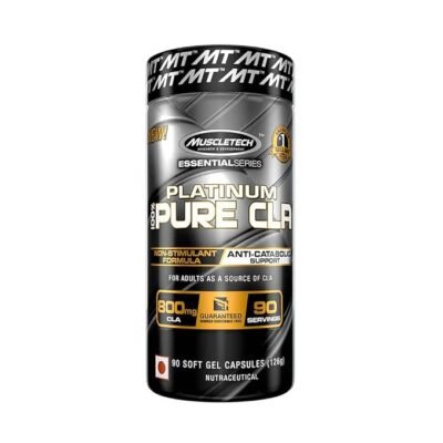 Muscletech Essential Series Platinum Pure CLA | Fat Burner | Post-Workout | 90 Softgels