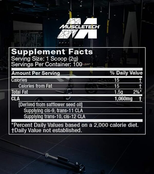 Muscletech Essential Series Platinum Pure CLA | Fat Burner | Post-Workout | 90 Softgels - Image 5