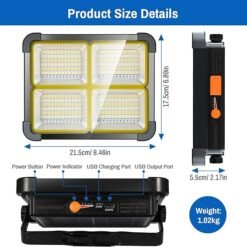 Work Light Rechargeable | Portable Solar Light - Image 6