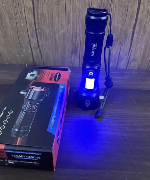 Rechargeable Multi Functional Emergency Abd super Powerful 2-in-1 3000mah Emergency Flashlight - Image 5