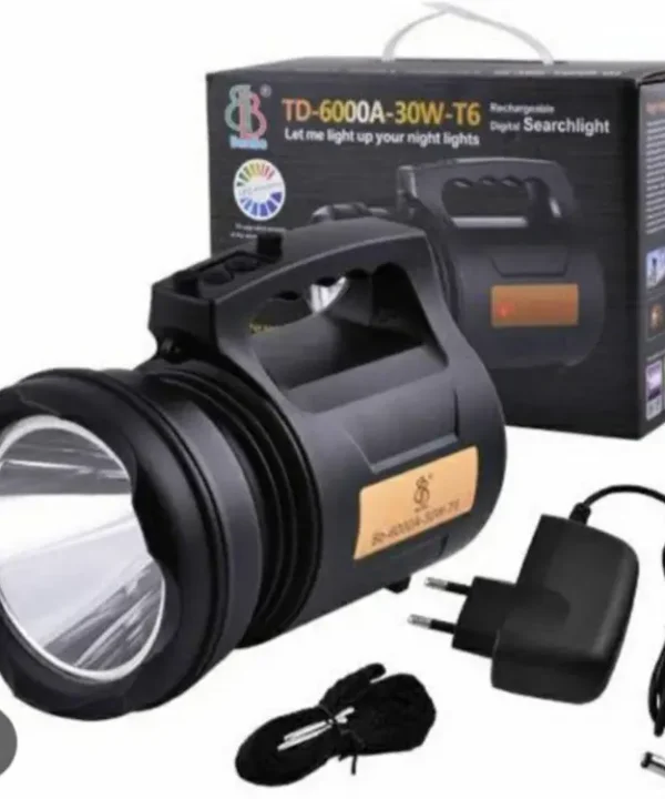 Alternative view of TD Powerful Rechargeable Searchlight -...