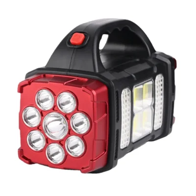 Hurry Bolt Small Size HB-2678] Lantern - rechargeable portable LED lamp 2400mAh, power bank, solar battery Genuine LED Work Light Hurry Bolt Work Lamp Solar Flashlight Rechargeable Emergency torch Lumens COB 3 Lights Spotlights Built-in Battery