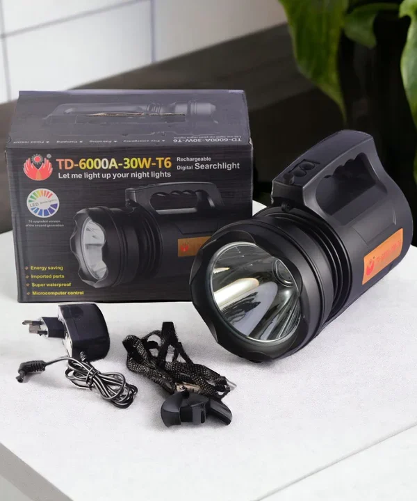 TD Powerful Rechargeable Searchlight -...