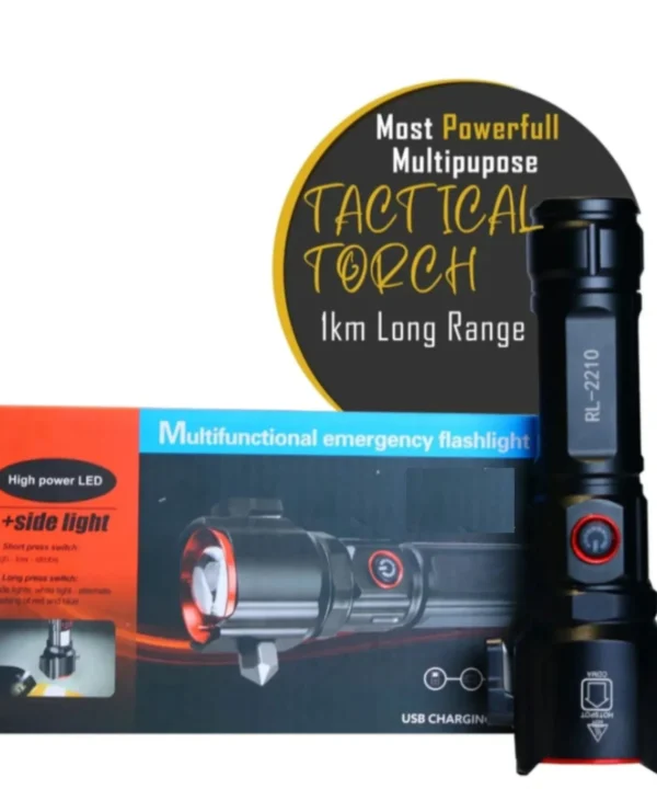 Rechargeable Multi Functional Emergency Abd super Powerful 2-in-1 3000mah Emergency Flashlight - Image 7