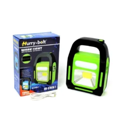 Hurry Bolt Genuine Big Size LED Work Light Hurry Bolt Work Lamp Solar Flashlight Rechargeable Emergency torch Lumens COB 3 Lights Spotlights Built-in Battery for Camping Household Workshop Automobile Multifunctional MULTICOLOR 2000 Imported Best Original - Image 4