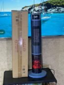 Electric Blower Heater - Lot Imported Yangzi portable carbon Fan heater Fireplace Tower Heater Electric Fireplace Heater 3D Flame for room, home indoor outdoor 2000 W PTC