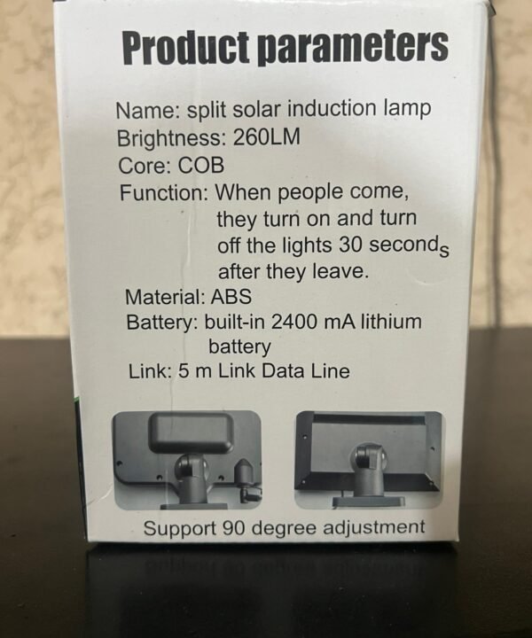 solar Spotlight GL150 Outdoor Solar Light, Garage Security Lighting, PIR Motion Sensor, 5 Modes Lighting, Remote - Image 7
