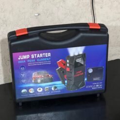 4in1 Car Jump Starter with Tire Inflator Chargeable Power Station Air Compressor Battery Starter