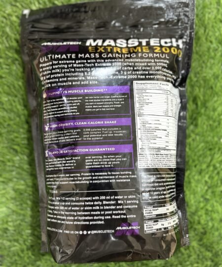 Alternative view of Mass Tech Xtreme 2000 muscle tech company